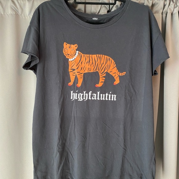 floral tiger shirt